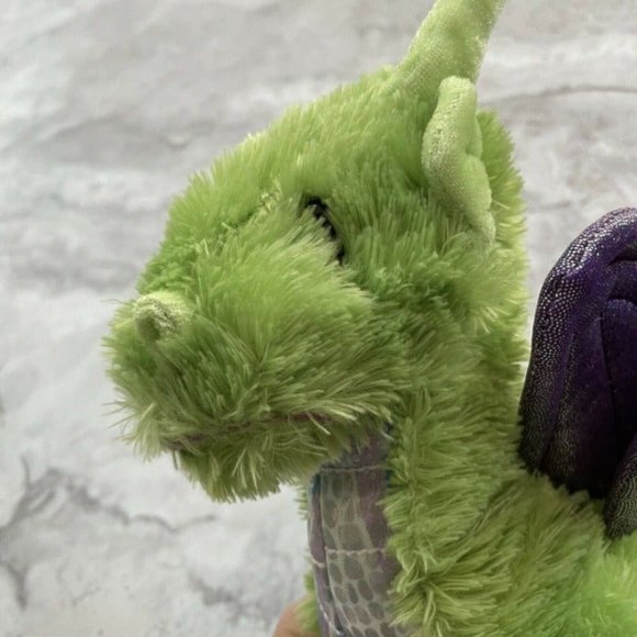 Melissa and‎ Doug Green Purple Wings Zephyr Dragon Stuffed Animal Plush Princess - Picture 8 of 8